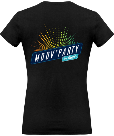  T-shirt Col V Femme Moov Party arrière