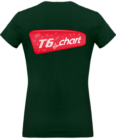 T-shirt Col V Femme T6 Chart arrière
