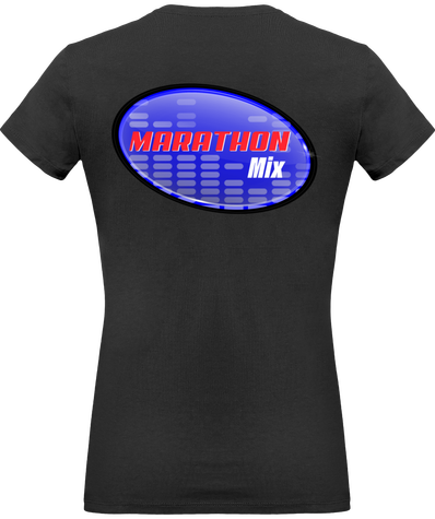 T-shirt Col V Femme Marathon Mix arrière
