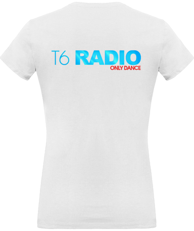 T-shirt Col V Femme T6 radio arrière