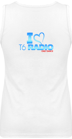 Débardeur Femme I love T6 arrière