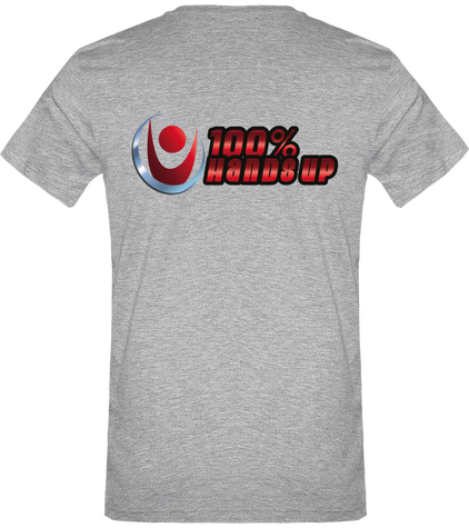 Tee-Shirt homme Col rond 100% hands up arrière