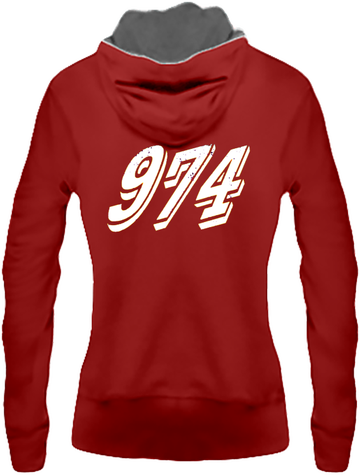 Sweat Shirt Zippé Vintage Femme