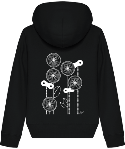 Sweat shirt enfant zippé noir 