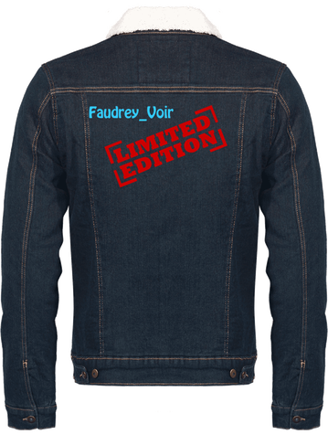 Veste jean's Doublée 100% broderie