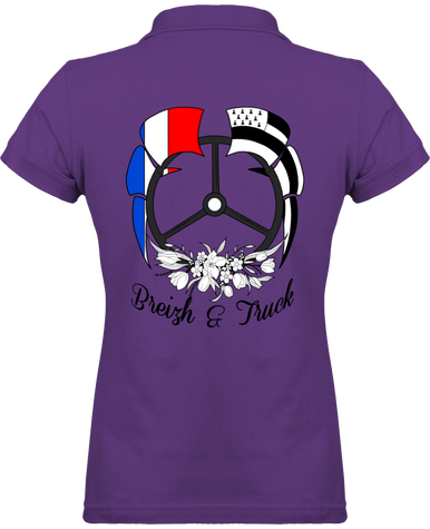 * Broderie * Polo femme volant 3 branches