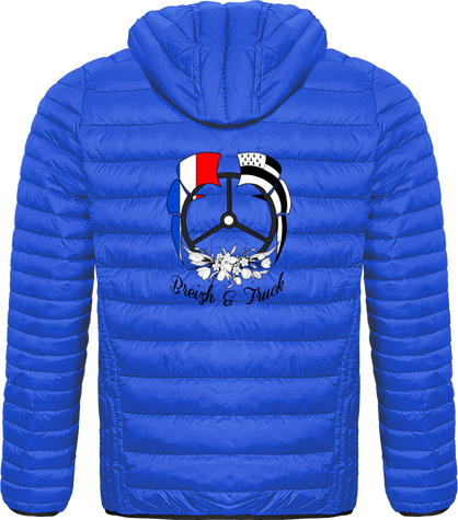 * Broderie * doudoune homme a capuche volant 3 branches