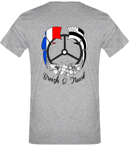 * flocage * Tee Shirt homme col rond volant 3 branches