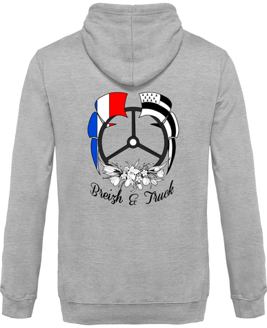 * Broderie * Sweat Zippé Homme volant 3 branches