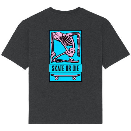 Skate or Die - Blue-Pink - Back