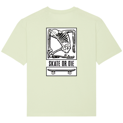 Skate or Die - White - Back