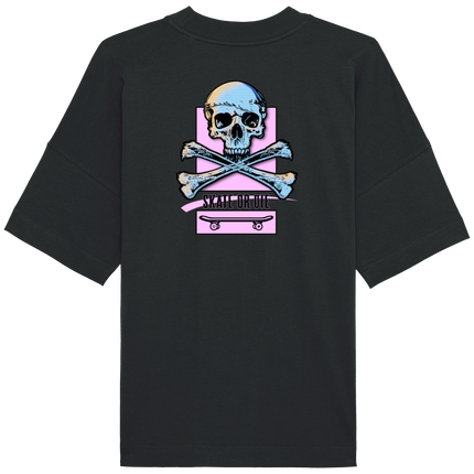 Skate or Die - Pink Skull - Print in Back