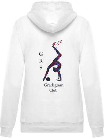 Sweatshirt à capuche femme (logo dos)