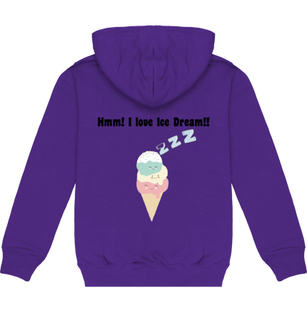 sweat à capuche ice dream