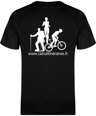 T-shirt de sport Homme - Calcul d'itinéraires