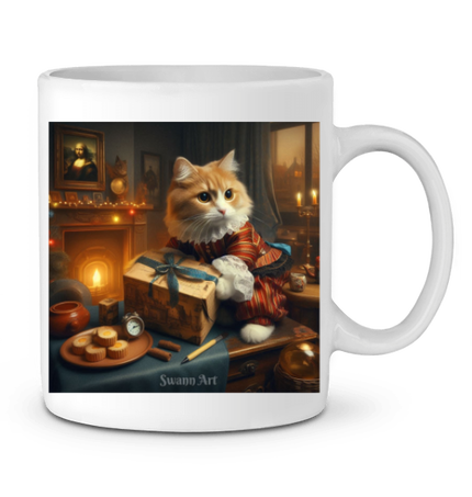 Chat de Noël - image côté droit