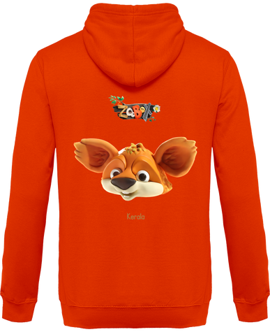 Sweat-shirt Adulte Kerala la Kangourou Curieuse – Édition Officielle Zoobox