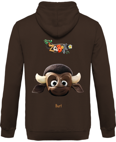Sweat-shirt Adulte Burt le Bison – Édition Officielle Zoobox
