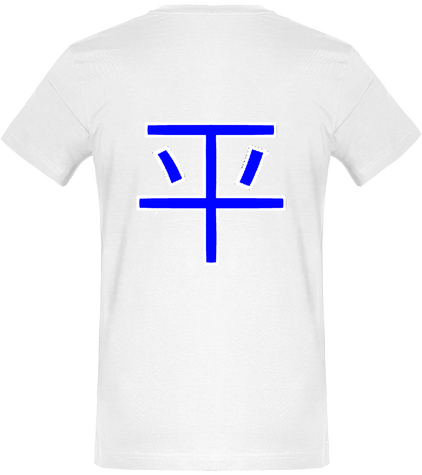 Tee-shirt homme blue collection white and blue