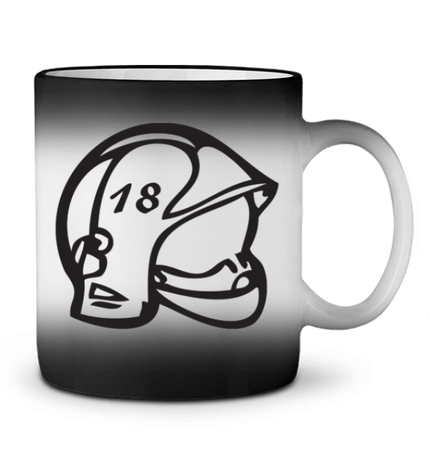 mug magique casque de pompier