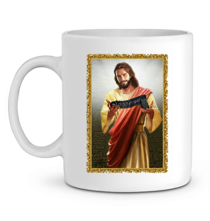 Mug In Gode Jesus we trust