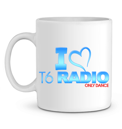 Mug en Céramique I love T6 Radio