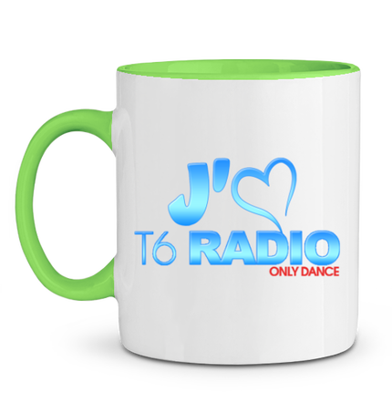 Mug en Céramique Bicolore J'aime T6