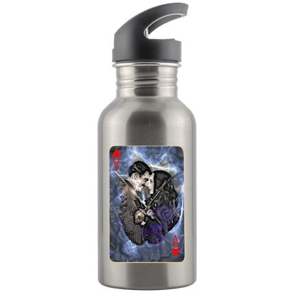 Gourde en Acier Inoxidabe 500ml - Gomez et Morticia Adams le duo en duel  par Cartsandrab