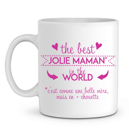 Mug jolie maman chouette Pink