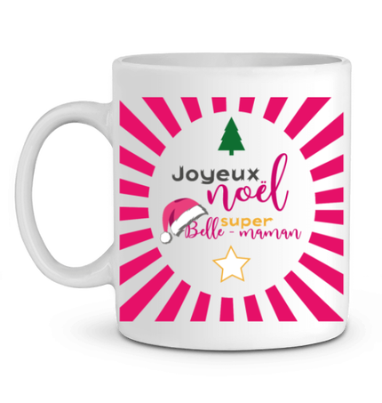 Mug cadeau de Noël super belle maman