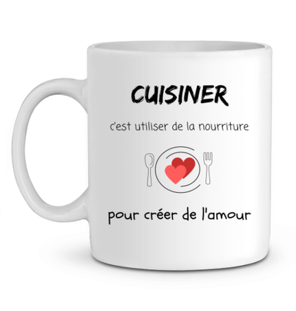 MUG Cuisiner c'est utiliser de la nourriture pour créer de l'amour